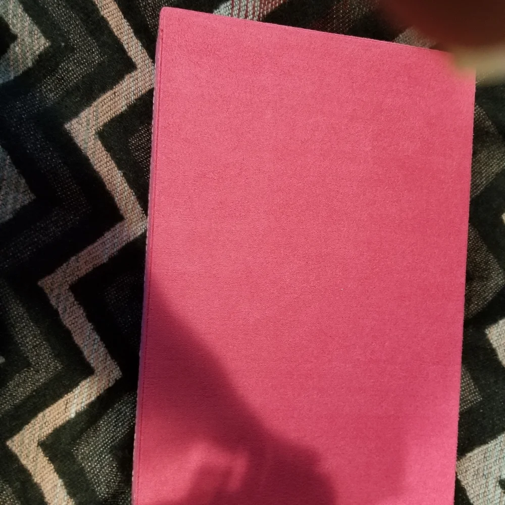 - Fuchsia Velour Jewelry box